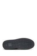 Men's Black Leather Thick Soled Sneaker | Derimod Men's Black Leather Thick Soled Sneaker | Derimod