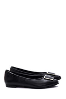 Women's Black Buckle Classic Ballet Ballet | Derimod Women's Black Buckle Classic Ballet Ballet | Derimod