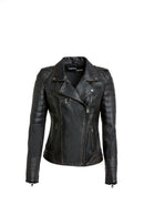 Carmina - X Women's Leather Jacket | Derimod Carmina - X Women's Leather Jacket | Derimod