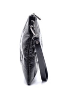 Women's Crinkled Patent Leather Portfolio | Derimod Women's Crinkled Patent Leather Portfolio | Derimod