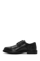 Men's Black Laced Leather Classic Shoes | Derimod Men's Black Laced Leather Classic Shoes | Derimod