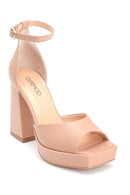 Women's Leather High Heel Sandals | Derimod Women's Leather High Heel Sandals | Derimod