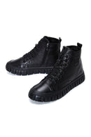 Men's Black Leather Boots | Derimod Men's Black Leather Boots | Derimod