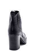 Women's Leather Platform Heeled Boots | Derimod Women's Leather Platform Heeled Boots | Derimod