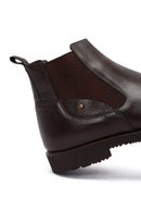 Male Brown Leather Casual Chelsea Boots | Derimod Male Brown Leather Casual Chelsea Boots | Derimod