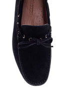 Erkek Siyah Süet Deri Casual Loafer | Derimod Erkek Siyah Süet Deri Casual Loafer | Derimod