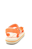 Women's Orange Flat Sandals | Derimod Women's Orange Flat Sandals | Derimod
