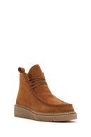 Women's Tan Leather Boots | Derimod Women's Tan Leather Boots | Derimod