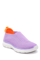 Kadın Mor Neon Detaylı Sneaker | Derimod Kadın Mor Neon Detaylı Sneaker | Derimod