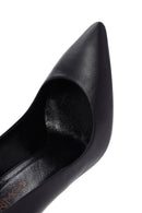 Kadın Siyah İnce Topuklu Deri Stiletto | Derimod Kadın Siyah İnce Topuklu Deri Stiletto | Derimod