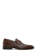 Erkek Kahverengi Deri Klasik Loafer | Derimod Erkek Kahverengi Deri Klasik Loafer | Derimod