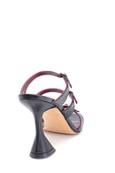 Women's Heeled Leather Slippers | Derimod Women's Heeled Leather Slippers | Derimod