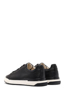 Men's Black Lace-up Leather Sneaker | Derimod Men's Black Lace-up Leather Sneaker | Derimod