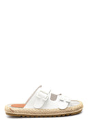 Women's Straw Sole Casual Slippers | Derimod Women's Straw Sole Casual Slippers | Derimod