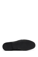 Men's Black Tasseled Leather Casual Loafer | Derimod Men's Black Tasseled Leather Casual Loafer | Derimod