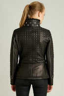 Anabella Women's Leather Jacket | Derimod Anabella Women's Leather Jacket | Derimod
