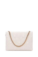 Women's Cream Quilted Shoulder Bag | Derimod Women's Cream Quilted Shoulder Bag | Derimod