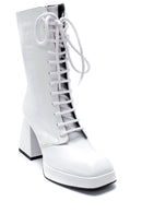 Women's Leather Lace Detailed Heeled Boots | Derimod Women's Leather Lace Detailed Heeled Boots | Derimod