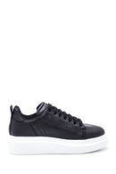 Kadın Siyah Kalın Tabanlı Sneaker | Derimod Kadın Siyah Kalın Tabanlı Sneaker | Derimod