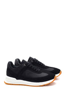 Erkek Deri Süet Detaylı Sneaker | Derimod Erkek Deri Süet Detaylı Sneaker | Derimod
