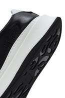Erkek Siyah Bağcıklı Kalın Tabanlı Deri Sneaker | Derimod Erkek Siyah Bağcıklı Kalın Tabanlı Deri Sneaker | Derimod