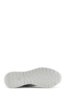 Kadın Bej Dolgu Topuklu Yandan Fermuarlı Deri Sneaker | Derimod Kadın Bej Dolgu Topuklu Yandan Fermuarlı Deri Sneaker | Derimod