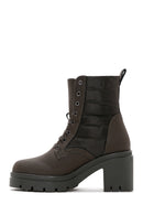 Women's Green Thick Heeled Boots | Derimod Women's Green Thick Heeled Boots | Derimod