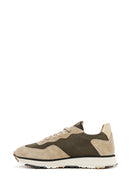 Men's Mink Lace-up Leather Sneaker | Derimod Men's Mink Lace-up Leather Sneaker | Derimod