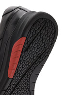 Men's Black Lace-up Leather Sneaker | Derimod Men's Black Lace-up Leather Sneaker | Derimod