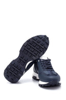 Erkek Deri Desenli Sneaker | Derimod Erkek Deri Desenli Sneaker | Derimod