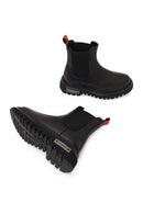 Harley Davidson Woman Black Mourir Nubuck Leather Chelsea Boots | Derimod Harley Davidson Woman Black Mourir Nubuck Leather Chelsea Boots | Derimod