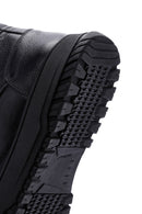 Men's Black Zippered Leather Boots | Derimod Men's Black Zippered Leather Boots | Derimod