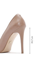 Kadın Pembe İnce Topuklu Deri Stiletto | Derimod Kadın Pembe İnce Topuklu Deri Stiletto | Derimod