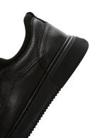 Men's Black Lace-up Leather Sneaker | Derimod Men's Black Lace-up Leather Sneaker | Derimod