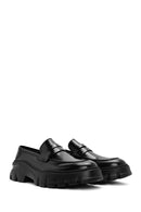 Erkek Siyah Deri Casual Loafer | Derimod Erkek Siyah Deri Casual Loafer | Derimod