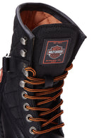 Harley Davidson Kadın Siyah New Worker Deri Postal Bot | Derimod Harley Davidson Kadın Siyah New Worker Deri Postal Bot | Derimod