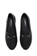 Kadın Siyah Deri Maskülen Loafer | Derimod Kadın Siyah Deri Maskülen Loafer | Derimod