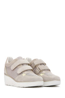 Geox Kadın Vizon Ilde Dolgu Topuk Sneaker | Derimod Geox Kadın Vizon Ilde Dolgu Topuk Sneaker | Derimod