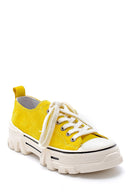 Women's Suede Leather Sneaker | Derimod Women's Suede Leather Sneaker | Derimod
