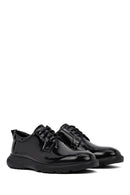 Men's Black Lace-Up Thick-Soled Leather Casual Shoe | Derimod Men's Black Lace-Up Thick-Soled Leather Casual Shoe | Derimod