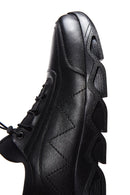 Erkek Siyah Deri Casual Sneaker | Derimod Erkek Siyah Deri Casual Sneaker | Derimod