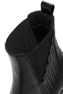 Women's Black Leather Chelsea Boots | Derimod Women's Black Leather Chelsea Boots | Derimod