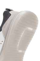 Men's White Lace-up Leather Sneaker | Derimod Men's White Lace-up Leather Sneaker | Derimod