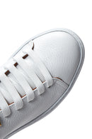 Women's White Leather Sneaker | Derimod Women's White Leather Sneaker | Derimod