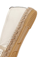 Kadın Krem Desenli Espadril | Derimod Kadın Krem Desenli Espadril | Derimod