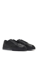 Men's Black Leather Sneaker | Derimod Men's Black Leather Sneaker | Derimod