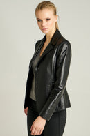 Ibiza Women's Leather Jacket | Derimod Ibiza Women's Leather Jacket | Derimod
