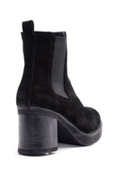 Women's Suede Heeled Boots | Derimod Women's Suede Heeled Boots | Derimod