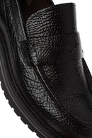 Men's Black Leather Casual Loafer | Derimod Men's Black Leather Casual Loafer | Derimod