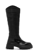 Women's Black Thick Soled Casual Boots | Derimod Women's Black Thick Soled Casual Boots | Derimod